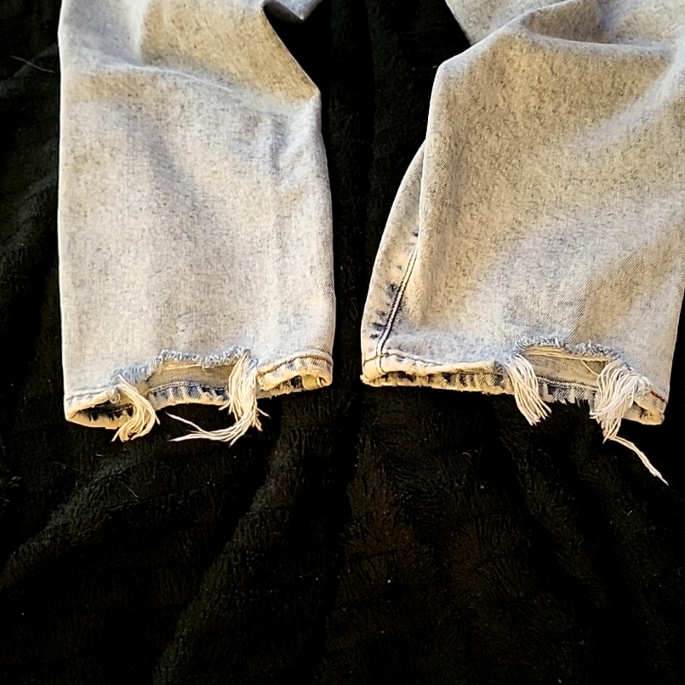 The Boyfriend Mid Rise Distressed Jeans - Picture 11 of 13